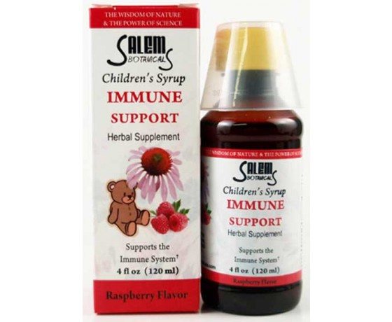 Immune Support. Childrens Syrup. Raspberry Flavor