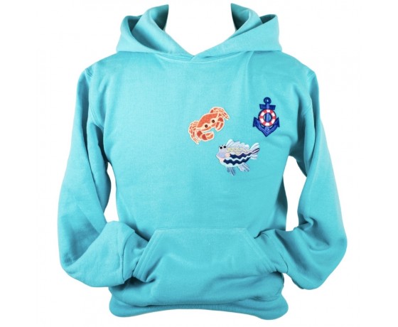 Summer Sea Blue Children's Sweatshirt