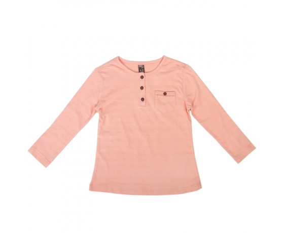 Girls' Pale Pink Long Sleeve T-Shirt