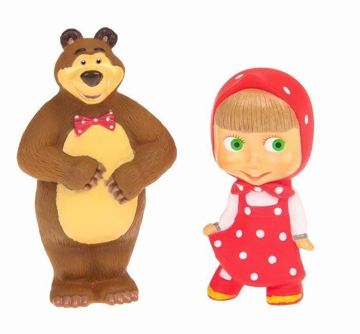Masha from Masha and the Bear cartoon bath toy Russia 